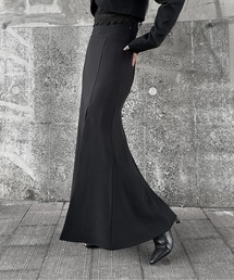 LVEU. | 【LVEU.】ハイウエストマーメイドスカート / ボトムス スカート オケージョン マーメイド ハイウエスト ロング モード ブラック グレー(スカート)