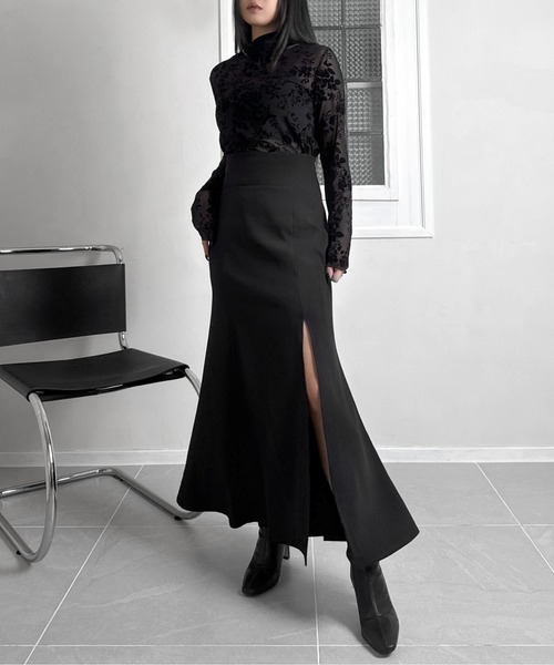 LVEU.】ハイウエストマーメイドスカート / ボトムス スカート