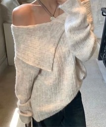 SPIGA | ｵﾌｼｮﾙ変形ｶﾗｰﾄｯﾌﾟｽ(スウェット)