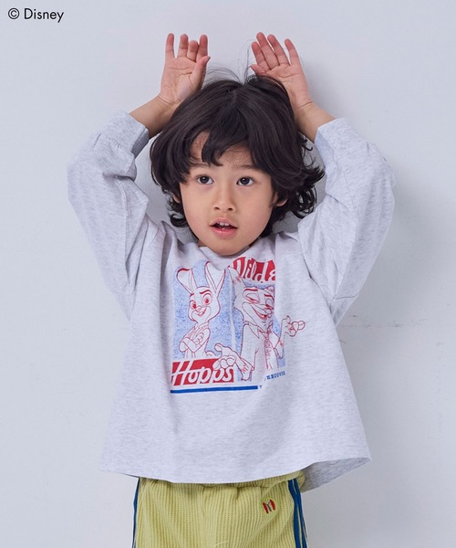 MARKEY'S(マーキーズ)の「【ズートピア】プリントロンTee(Tシャツ/カットソー・キッズ・ホワイト系その他/ベージュ系その他/パープル系その他/チャコール/グリーン系その他・80/90/95/100/110/120/130)」の13枚目の写真