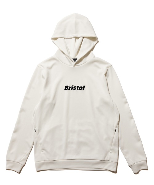 F.C.Real Bristol(エフシーレアルブリストル)の「QUARTER KNIT PULLOVER HOODIE(パーカー・メンズ・ブラック/オフホワイト・SMALL/MEDIUM/LARGE/X-LARGE/XX-LARGE)」の1枚目の写真
