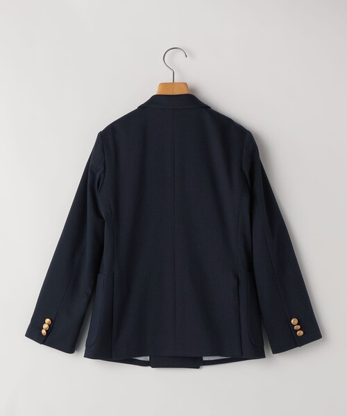 SHIPS KIDS:140～160cm /セレモニー ポンチ ダブルボタン ジャケット