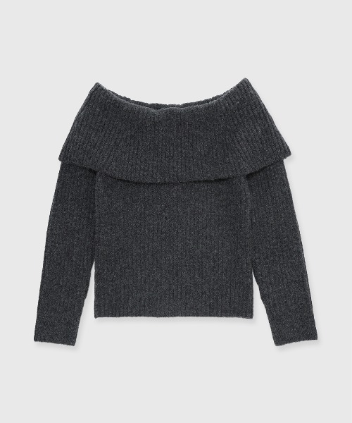 OFF SHOULDER BULKY KNIT/オフショルダーバルキーニット（ニット