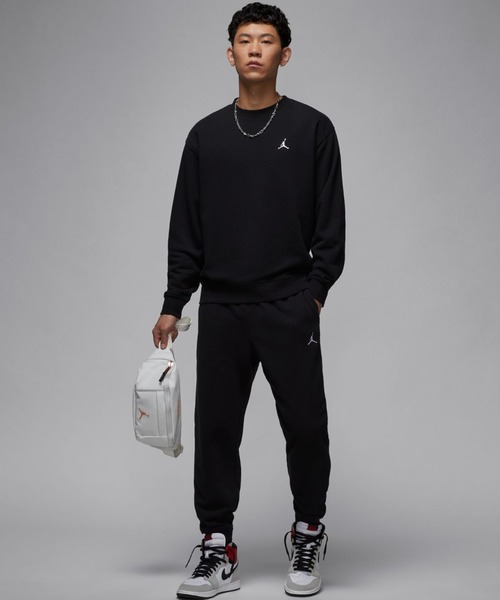 JORDAN BRAND(ジョーダンブランド)の「JORDAN BRAND M J BRK FLC CREW LB / ジョーダン ブランド ブルックリン フリース L/S クルー LB / NIKE【SP】(スウェット・メンズ・グレー/ブラック・M/S/XXL/XL/L)」の6枚目の写真