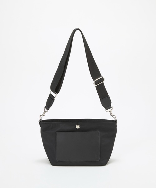 Breath TOPKAPI(ブレストプカピ)の「【Breath TOPKAPI sis】【WEB限定】ナイロン レザーポケット ミニ ショルダーバッグ 軽量 / CALM カーム(ショルダーバッグ・レディース・カーキ/ブラック/ベージュ/グレー・FREE)」の2枚目の写真