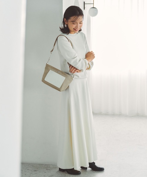 Breath TOPKAPI(ブレストプカピ)の「【Breath TOPKAPI sis】【WEB限定】ナイロン レザーポケット ミニ ショルダーバッグ 軽量 / CALM カーム(ショルダーバッグ・レディース・カーキ/ブラック/ベージュ/グレー・FREE)」の18枚目の写真