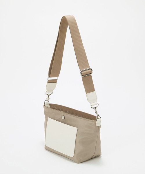 Breath TOPKAPI(ブレストプカピ)の「【Breath TOPKAPI sis】【WEB限定】ナイロン レザーポケット ミニ ショルダーバッグ 軽量 / CALM カーム(ショルダーバッグ・レディース・カーキ/ブラック/ベージュ/グレー・FREE)」の16枚目の写真