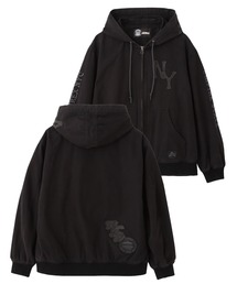 AVIREX | LEATHER PATCH DUCK HOOD JACKET / レザーパッチ ダック フードジャケット / AVIREX / アヴィレックス(パーカー)