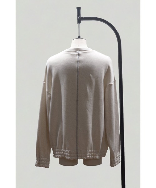 SHINYAKOZUKA（シンヤコヅカ）の「UPCYCLED HOME CREW（スウェット・メンズ・チャコール/ネイビー/オートミール/ホワイト・SMALL/MEDIUM/LARGE）」の8枚目の写真