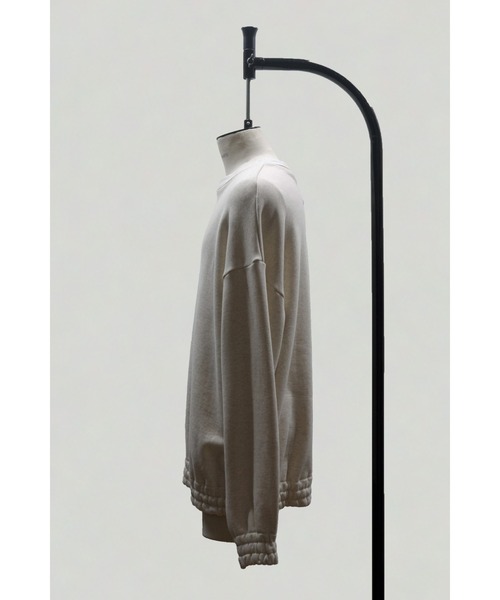 SHINYAKOZUKA（シンヤコヅカ）の「UPCYCLED HOME CREW（スウェット・メンズ・チャコール/ネイビー/オートミール/ホワイト・SMALL/MEDIUM/LARGE）」の9枚目の写真