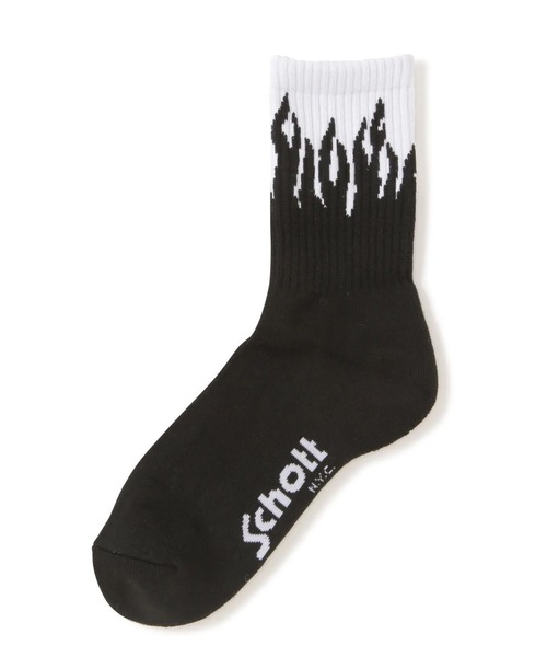 Schott(ショット)の「SCHOTT-HIGT-SOCKS(ソックス/靴下・メンズ・その他1/その他2/その他3・FREE)」の4枚目の写真