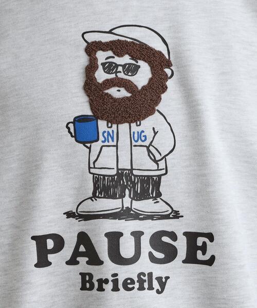 tk.TAKEO KIKUCHI（ティーケータケオキクチ）の「ヒゲサガラスウェット（スウェット・メンズ・ライトグレー/ブラック/ブルー・02/03/04）」の7枚目の写真