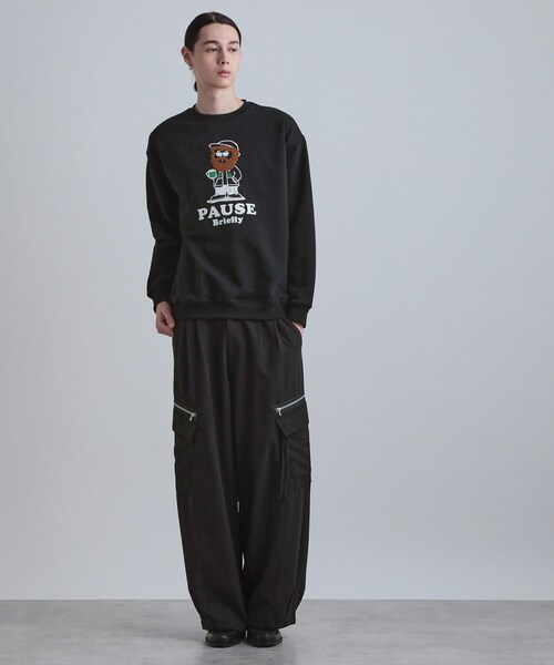 tk.TAKEO KIKUCHI（ティーケータケオキクチ）の「ヒゲサガラスウェット（スウェット・メンズ・ライトグレー/ブラック/ブルー・02/03/04）」の9枚目の写真