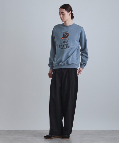 tk.TAKEO KIKUCHI（ティーケータケオキクチ）の「ヒゲサガラスウェット（スウェット・メンズ・ライトグレー/ブラック/ブルー・02/03/04）」の13枚目の写真