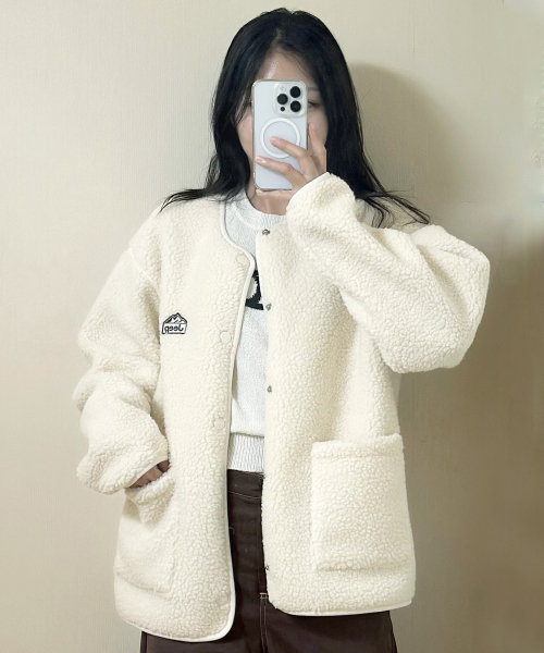 JEEP(ジープ)の「レトロマウンテンコージーフリースカーディガン (JR5TZU193IV)(その他アウター・レディース・その他・SMALL/MEDIUM/LARGE/X-LARGE/2XL)」の4枚目の写真