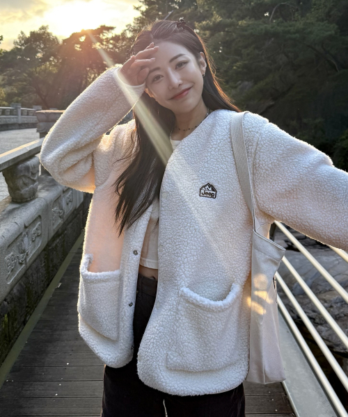 JEEP(ジープ)の「レトロマウンテンコージーフリースカーディガン (JR5TZU193IV)(その他アウター・レディース・その他・SMALL/MEDIUM/LARGE/X-LARGE/2XL)」の7枚目の写真