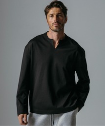 CIRCLEE（サークリー）の「CIRCLEE(サークリー)Vスリットネック ロングスリーブTシャツ（Tシャツ/カットソー）」