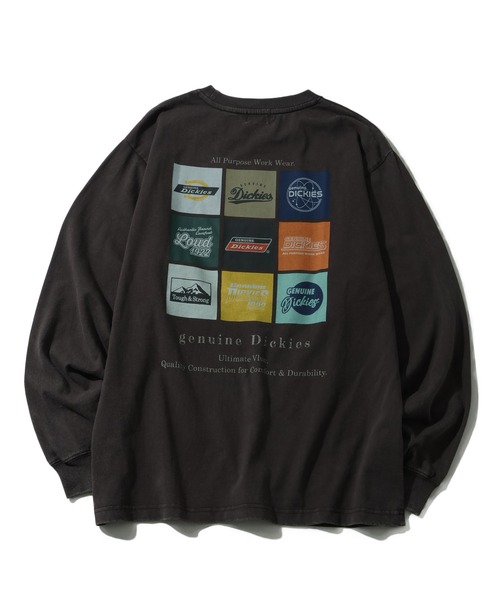 Dickies(ディッキーズ)の「【GENUINE DICKIES/ジェニュインディッキーズ】天竺 パウダーブリーチ 加工 バックプリント ロンT(Tシャツ/カットソー・メンズ・ブラック系1/ブラック系2/ホワイト系2/ホワイト系1・M/XL/L)」の10枚目の写真