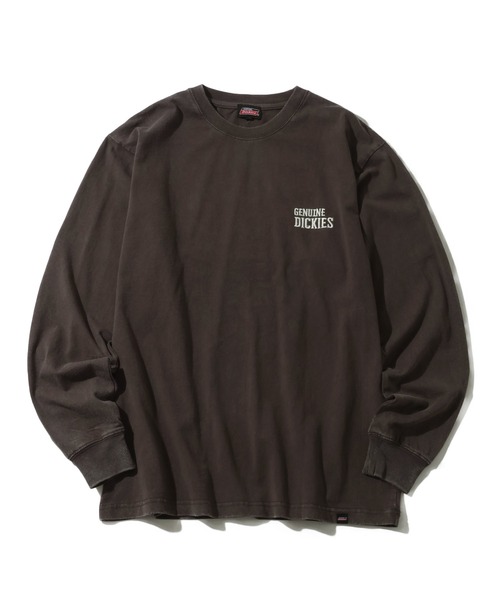 Dickies(ディッキーズ)の「【GENUINE DICKIES/ジェニュインディッキーズ】天竺 パウダーブリーチ 加工 バックプリント ロンT(Tシャツ/カットソー・メンズ・ブラック系1/ブラック系2/ホワイト系2/ホワイト系1・M/XL/L)」の11枚目の写真