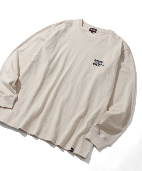 Dickies(ディッキーズ)の「【GENUINE DICKIES/ジェニュインディッキーズ】天竺 パウダーブリーチ 加工 バックプリント ロンT(Tシャツ/カットソー・メンズ・ブラック系1/ブラック系2/ホワイト系2/ホワイト系1・M/XL/L)」の13枚目の写真