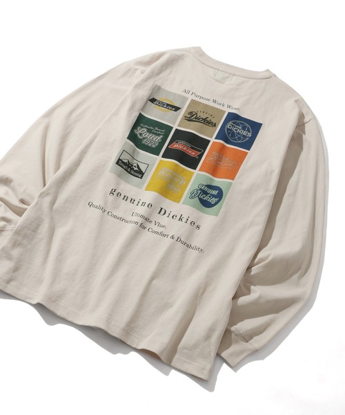 Dickies(ディッキーズ)の「【GENUINE DICKIES/ジェニュインディッキーズ】天竺 パウダーブリーチ 加工 バックプリント ロンT(Tシャツ/カットソー・メンズ・ブラック系1/ブラック系2/ホワイト系2/ホワイト系1・M/XL/L)」の16枚目の写真