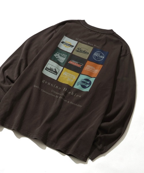 Dickies(ディッキーズ)の「【GENUINE DICKIES/ジェニュインディッキーズ】天竺 パウダーブリーチ 加工 バックプリント ロンT(Tシャツ/カットソー・メンズ・ブラック系1/ブラック系2/ホワイト系2/ホワイト系1・M/XL/L)」の18枚目の写真