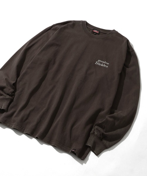 Dickies(ディッキーズ)の「【GENUINE DICKIES/ジェニュインディッキーズ】天竺 パウダーブリーチ 加工 バックプリント ロンT(Tシャツ/カットソー・メンズ・ブラック系1/ブラック系2/ホワイト系2/ホワイト系1・M/XL/L)」の17枚目の写真