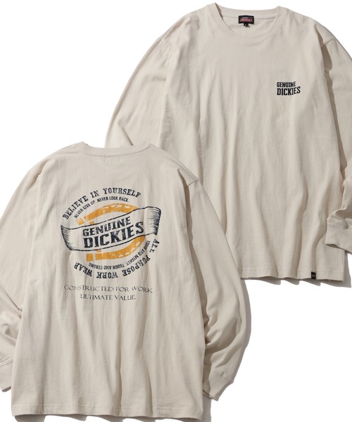 Dickies(ディッキーズ)の「【GENUINE DICKIES/ジェニュインディッキーズ】天竺 パウダーブリーチ 加工 バックプリント ロンT(Tシャツ/カットソー・メンズ・ブラック系1/ブラック系2/ホワイト系2/ホワイト系1・M/XL/L)」の21枚目の写真