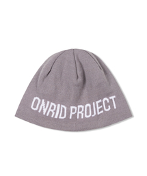 ONRIDPROJECT（オンリードプロジェクト）の「エッセンシャルロゴビーニー - グレー（ニットキャップ/ビーニー）」