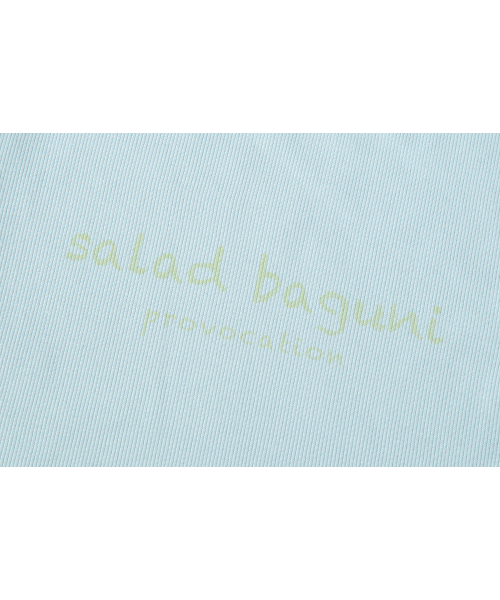 SALAD BAGUNI(サラダバグニ)の「Provocation lettering ribbed tee - blue(Tシャツ/カットソー・レディース・その他・FREE)」の3枚目の写真