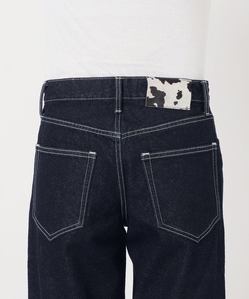 Oriens JOURNAL STANDARD（オリエンス ジャーナルスタンダード）の「ワイドベーシックデニム（デニムパンツ・レディース・ネイビー/ホワイト/ライトブルー・36/38）」の19枚目の写真