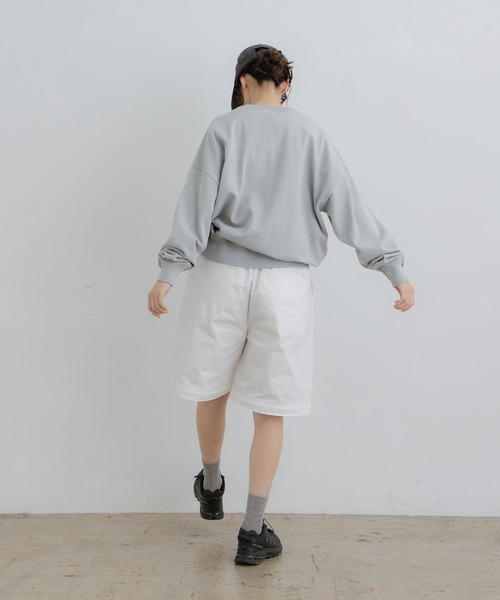 flaner（フラネ）の「Loose henry neck knit / ルーズヘンリーネックニット（ニット/セーター・レディース・グレー/ネイビー・LARGE/MEDIUM）」の18枚目の写真
