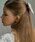 ANOETIC�i�A�m�G�e�B�b�N�j�́uANC SATIN VELVET RIBBON HAIRPIN - BEIGE�i�w�A�s���j�v�b�x�[�W��