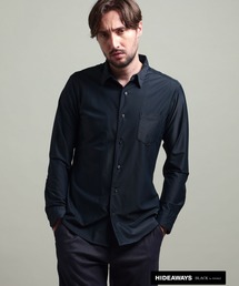 HIDEAWAYS NICOLE | 【HIDEAWAYS BLACK】シアーマイクロチェックレギュラーカラーシャツ(シャツ/ブラウス)