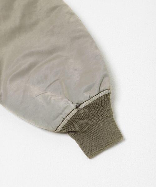 ITEMS URBANRESEARCH(アイテムズ アーバンリサーチ)の「ピグメントダイ オーバーサイズMA-1(MA-1・メンズ・カーキ/ベージュ系その他/グレー・MEDIUM/LARGE)」の9枚目の写真