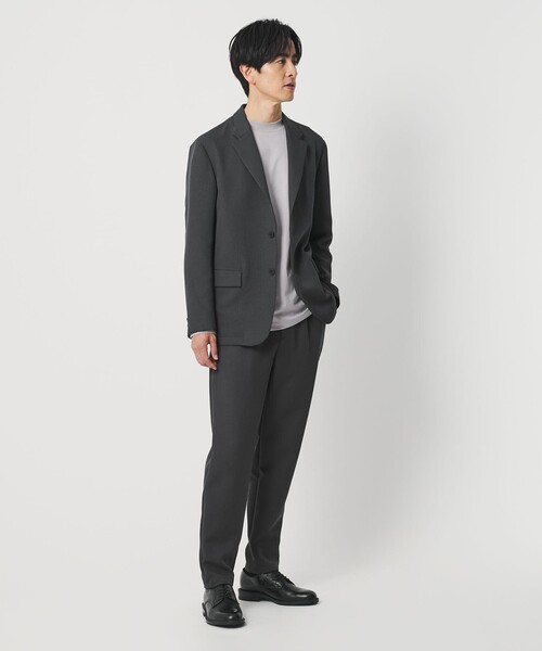 BEAUTY&YOUTH UNITED ARROWS(ビューティーアンドユースユナイテッドアローズ)の「東レ/TORAY ワルツ 1プリーツ テーパード パンツ NO.5 セットアップ対応 ヨコストレッチ ウォッシャブル(スラックス・メンズ・ブラック/ダークグレー/ダークブラウン・S/XL/M/L)」の10枚目の写真