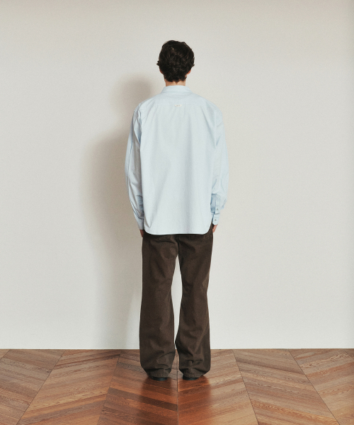 HEUTE(ホイテ)の「REGULAR COLLAR COTTON SHIRT (BLUE)(シャツ/ブラウス・メンズ・その他・M/L)」の4枚目の写真