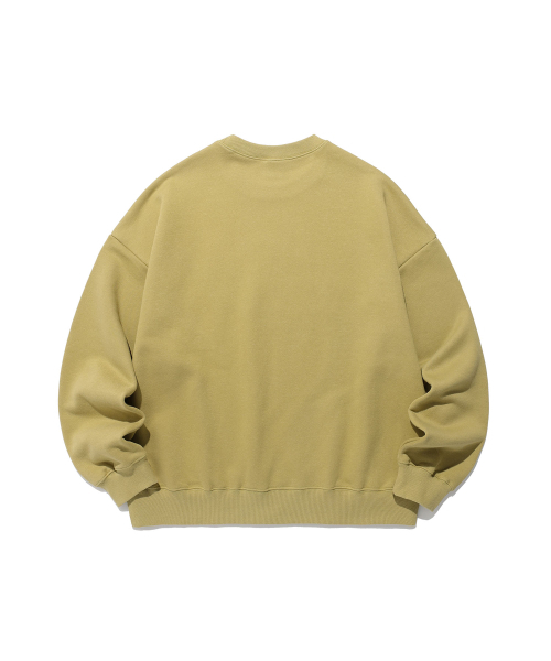 NICE GHOST CLUB(ナイスゴーストクラブ)の「3STAR LOGO SWEATSHIRTS_GREEN(NG2FSUM442A)(スウェット・レディース・グリーン・S/M/L)」の2枚目の写真