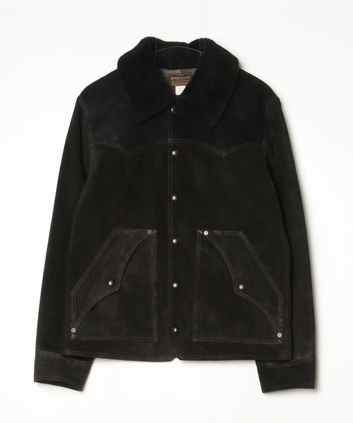 シアリングカラー スエード ウエスタン ジャケット（その他アウター