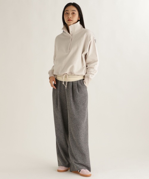 studio CLIP（スタディオクリップ）の「【daily CLIP】スタンドドロストスウェット（スウェット・レディース・ライトグレー/ブルー/チャコール・FREE）」の8枚目の写真