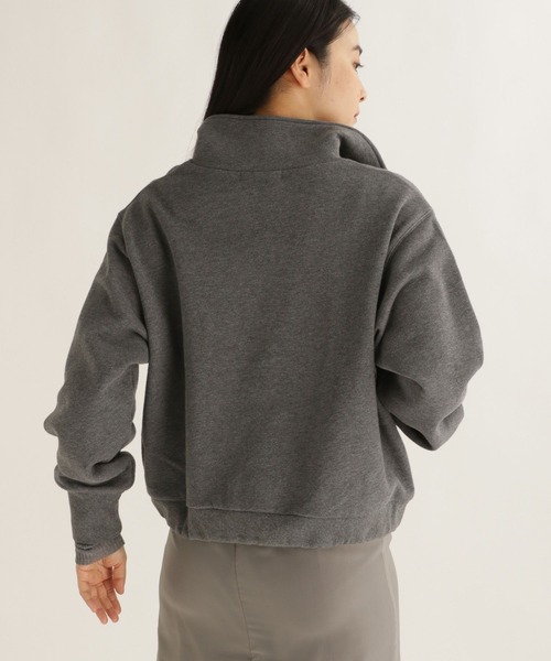 studio CLIP（スタディオクリップ）の「【daily CLIP】スタンドドロストスウェット（スウェット・レディース・ライトグレー/ブルー/チャコール・FREE）」の12枚目の写真