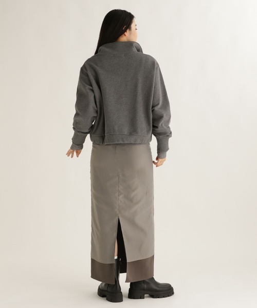 studio CLIP（スタディオクリップ）の「【daily CLIP】スタンドドロストスウェット（スウェット・レディース・ライトグレー/ブルー/チャコール・FREE）」の15枚目の写真