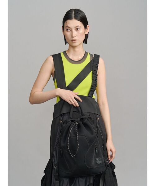 UN3D.(アンスリード)の「4WAY MESH BACK PACK / 4WAYメッシュバックパック(バックパック/リュック・レディース・ホワイト/ブラック・FREE)」の13枚目の写真