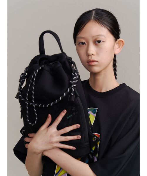 UN3D.(アンスリード)の「4WAY MESH BACK PACK / 4WAYメッシュバックパック(バックパック/リュック・レディース・ホワイト/ブラック・FREE)」の17枚目の写真