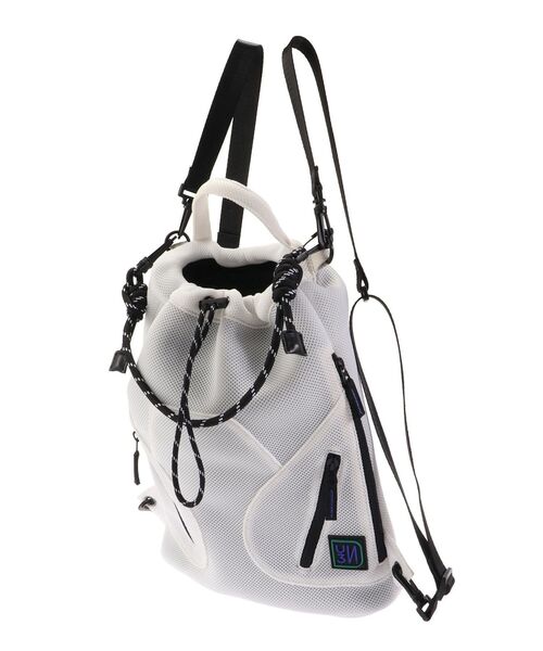 UN3D.(アンスリード)の「4WAY MESH BACK PACK / 4WAYメッシュバックパック(バックパック/リュック・レディース・ホワイト/ブラック・FREE)」の21枚目の写真
