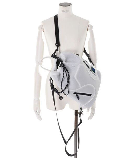 UN3D.（アンスリード）の「4WAY MESH BACK PACK / 4WAYメッシュバックパック（バックパック/リュック・レディース・ホワイト/ブラック・FREE）」の18枚目の写真