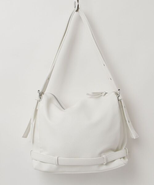 VACANCY（ヴァカンシー）の「ベルトバックルトートバッグ（トートバッグ・レディース・ブラック/ホワイト・FREE）」の9枚目の写真