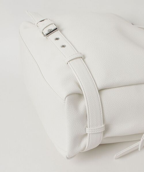 VACANCY（ヴァカンシー）の「ベルトバックルトートバッグ（トートバッグ・レディース・ブラック/ホワイト・FREE）」の10枚目の写真