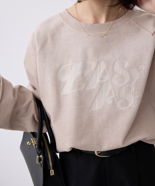 SCREEN STARS（スクリーンスターズ）の「SCREEN STARS/スクリーンスターズ SLOBE別注 LOGOカットソー 【洗濯機使用可能】（Tシャツ/カットソー・レディース・チャコールグレー/ベージュ系その他/ピンク・FREE）」の2枚目の写真