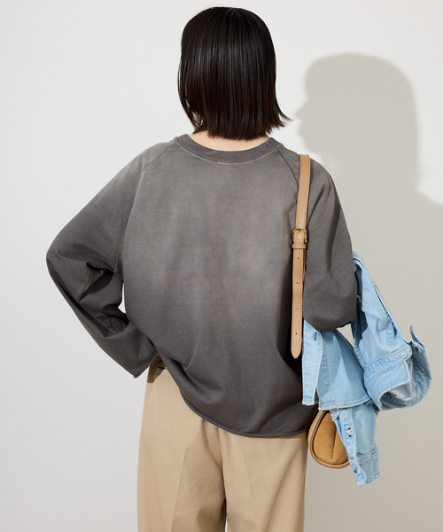 SCREEN STARS(スクリーンスターズ)の「SCREEN STARS/スクリーンスターズ SLOBE別注 LOGOカットソー(Tシャツ/カットソー・レディース・チャコールグレー/ベージュ系その他/ピンク・FREE)」の9枚目の写真